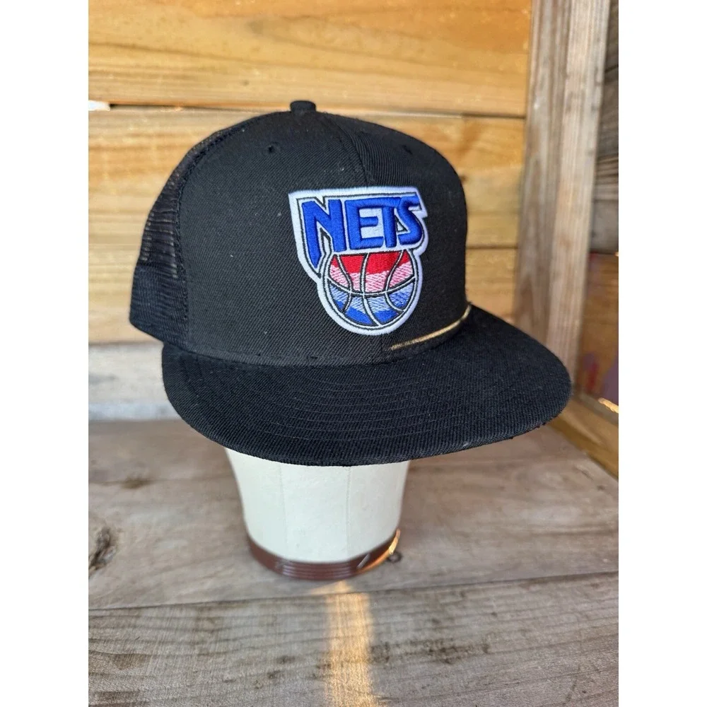 New Jersey Nets SnapBack Hat, Hardwood Classic, New Era HWC NBA One Size‎